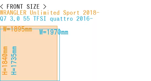 #WRANGLER Unlimited Sport 2018- + Q7 3.0 55 TFSI quattro 2016-